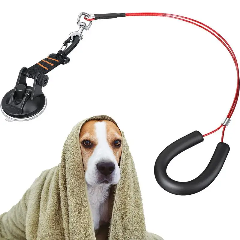 Dog Bath Leash Strong Suction Adjustable Bathing Leash Pet Shower Supplies Suction Cup Grooming Trimming Brushing Your Pet Ease