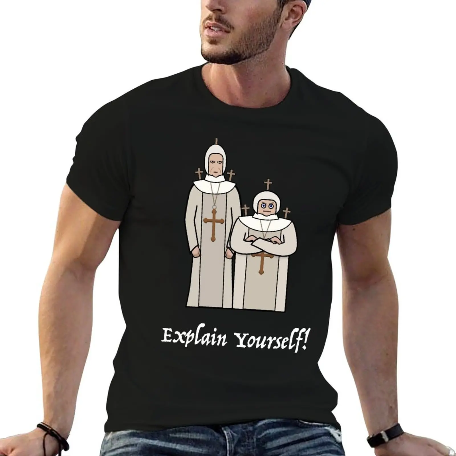 Avez-vous fait la connaissance des proches ? T-shirt simple, tendance et décontracté