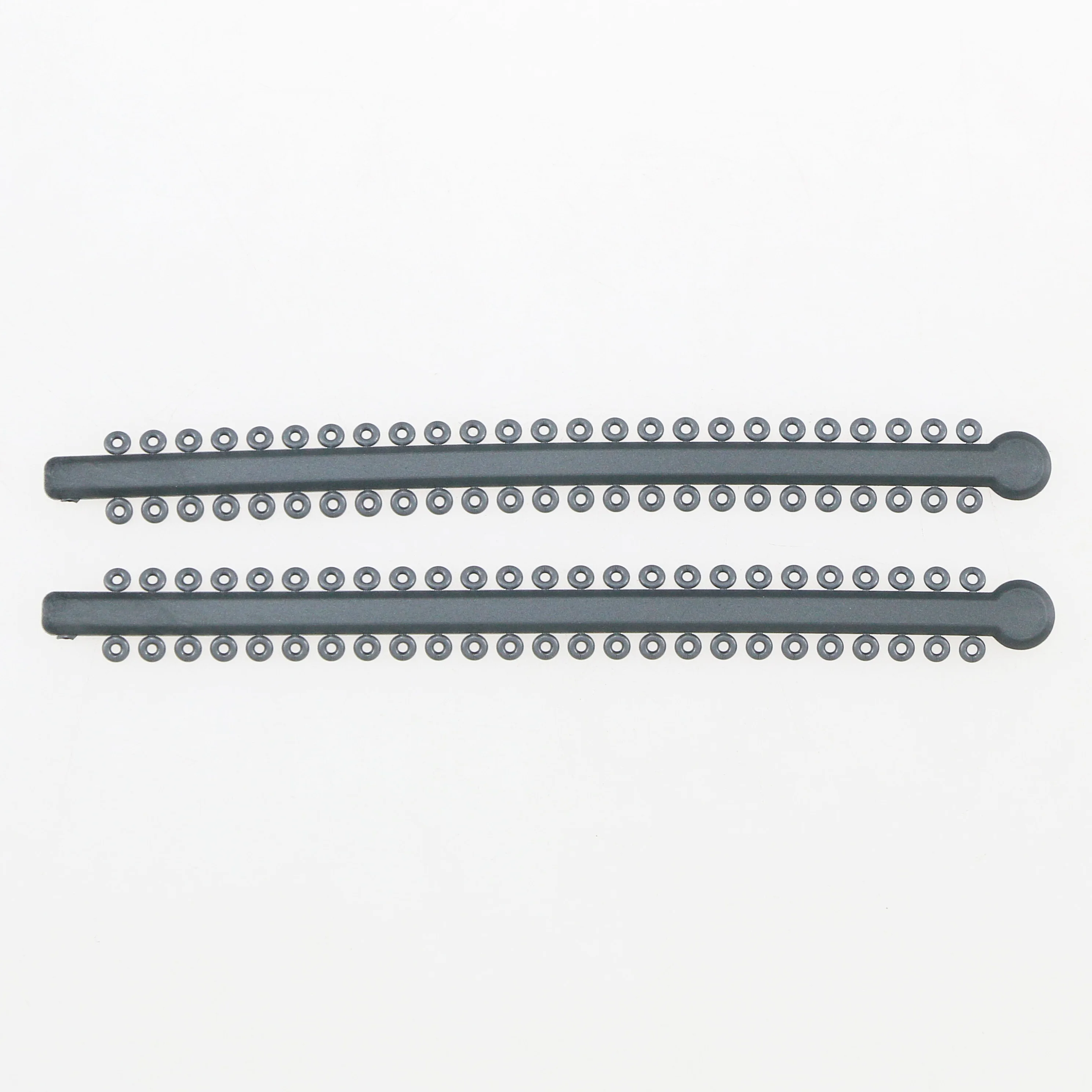 Grey Dental Orthodontic Elastic Ligature Ties Rubber Bands for Braces Brackets Tooth Dentist Tools 1000 Ties Rings Per Pack