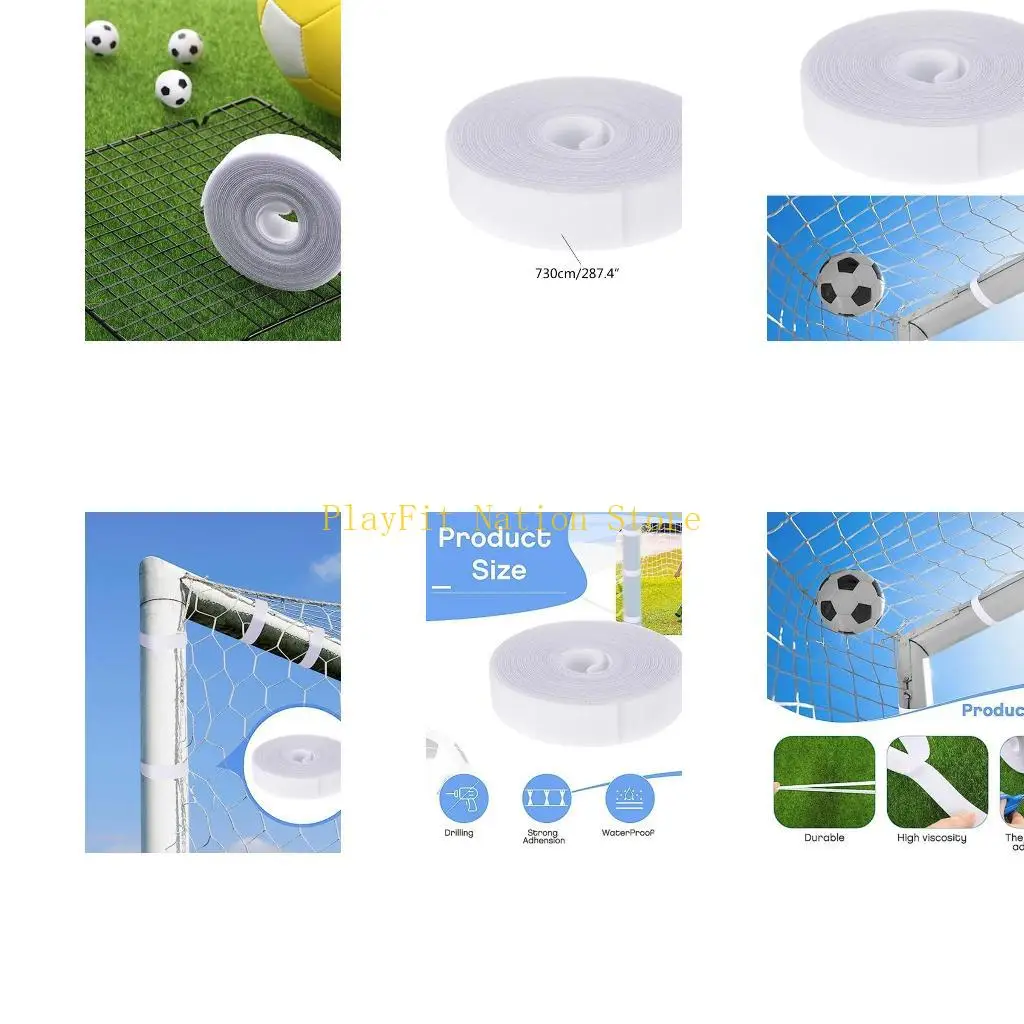 

242F Soccer Attachment Straps Reusable Football Net Fixed Straps Soccer Goal Net Straps Net Fastener Durable