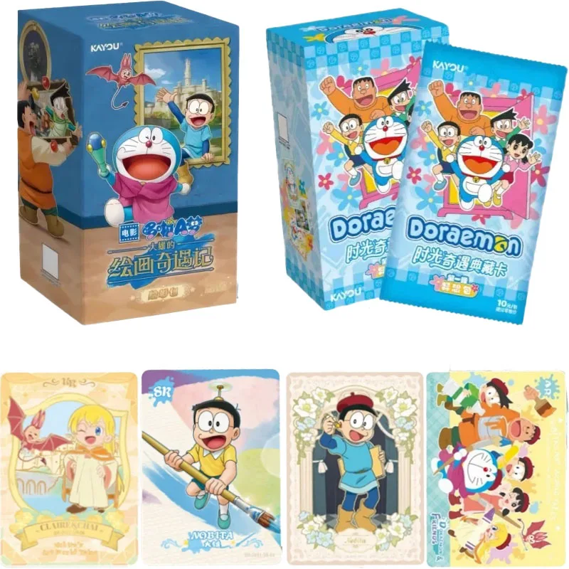KAYOU Authentic Doraemon Card Doraemon Series Cards Nobita's Drawing Adventure - Collection Cards Anime Movie Merchandise Gifts