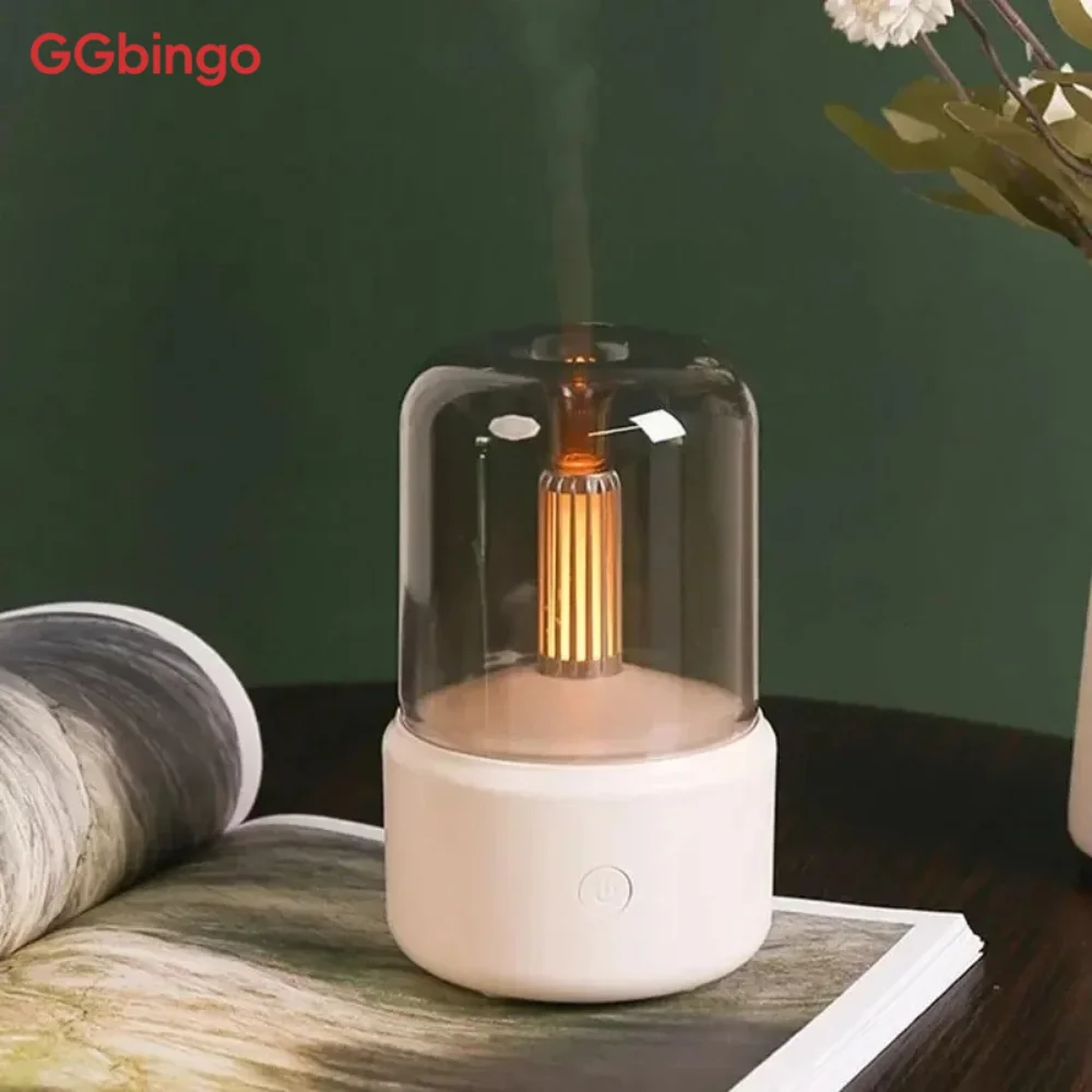 GGbingo Portable Aroma Diffuser Ambient Light Aromatherapy Machine USB Air Humidifier Essential Oil Night Light Sprayer Gift