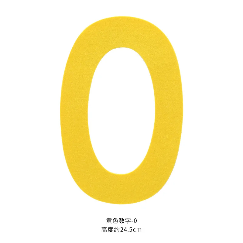 

Big Size Non-Woven Fabric Newborn Baby Milestone Letter And Number Birthday Party Decoration Photography Props