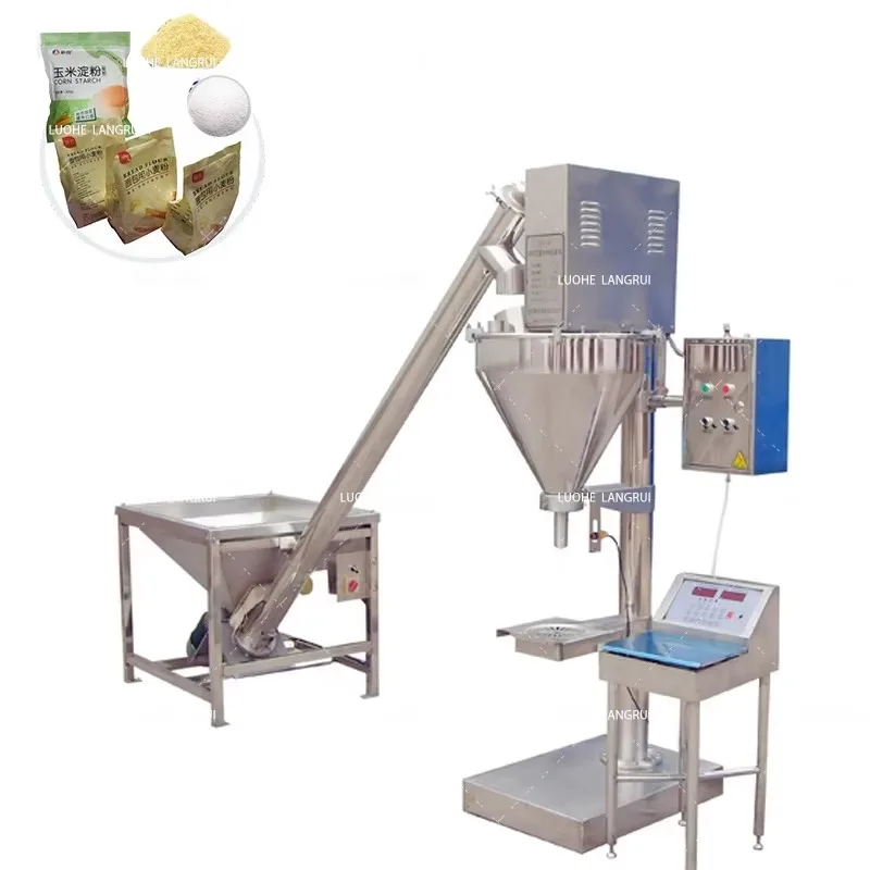 Factory Price Semi Automatic Vertical Dry Powder Filling Machine With Servo Motor Sus304 Stainless Steel Rotary Type Pumps