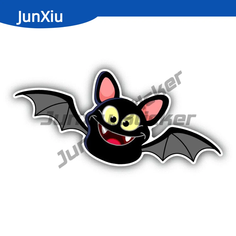 

Cartoon Bat Funny Sticker Car Camper Laptop Phone Bumper Engine Cover Decorative Decal Scratch-proof Accessories Custom Decals