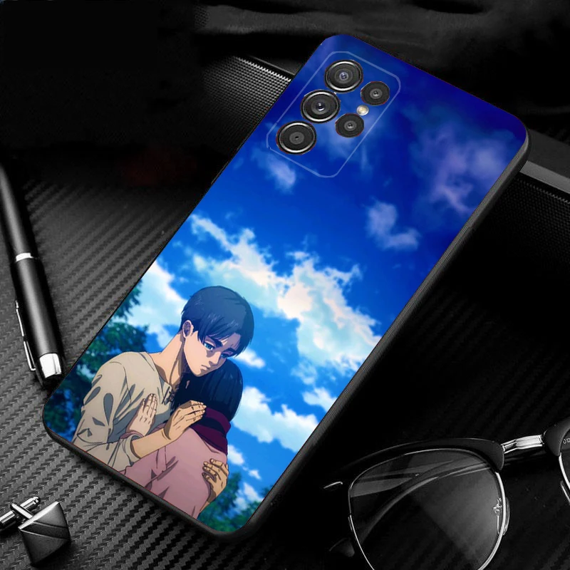 

Mikasa ackerman and eren yeager Phone Case For Samsung Galaxy S25 S24 S23 S22 S21 Ultra S24 S23 S22 S21 S25 Plus S24 S20 FE