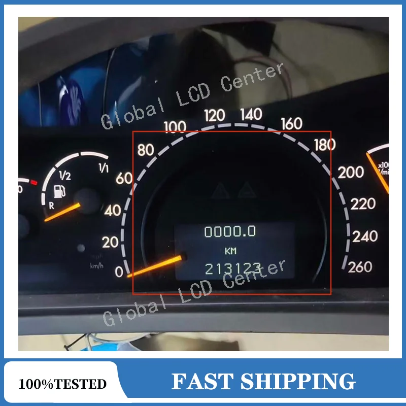 LUM0582A LUM0279C Instrument Cluster LCD Screen Dashboard Display For Benz W220 W215 S500 S55 CL500 S CL Class