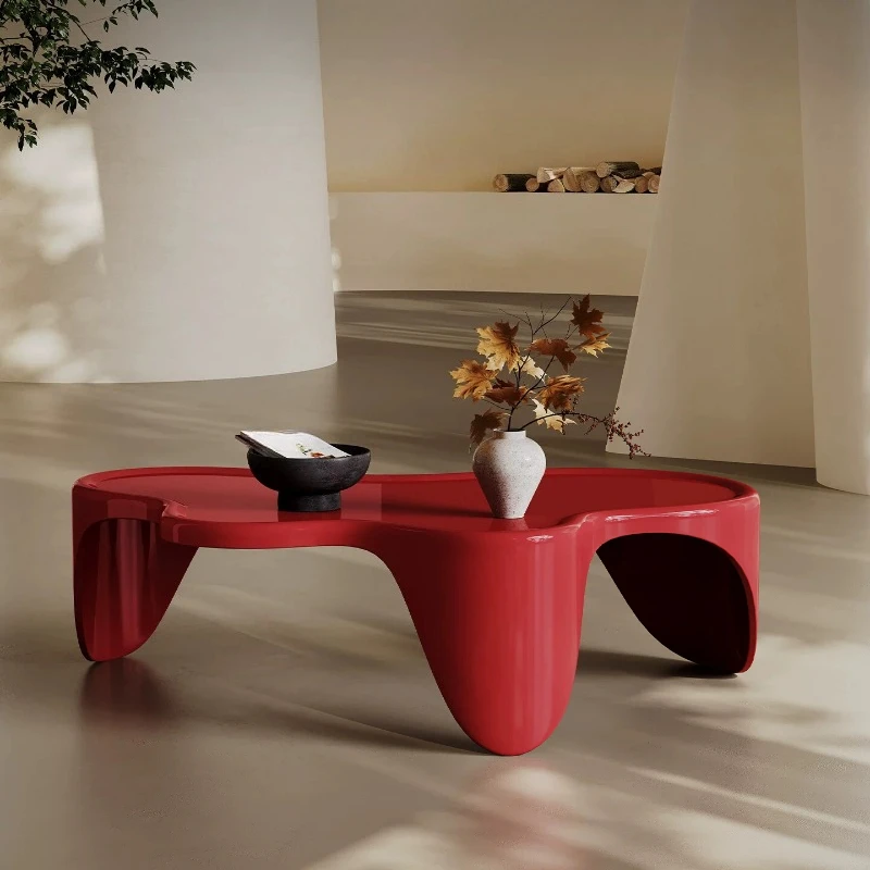 Minimalist irregular butterfly butterfly internet-famous living room coffee table, modern high-end design tea table