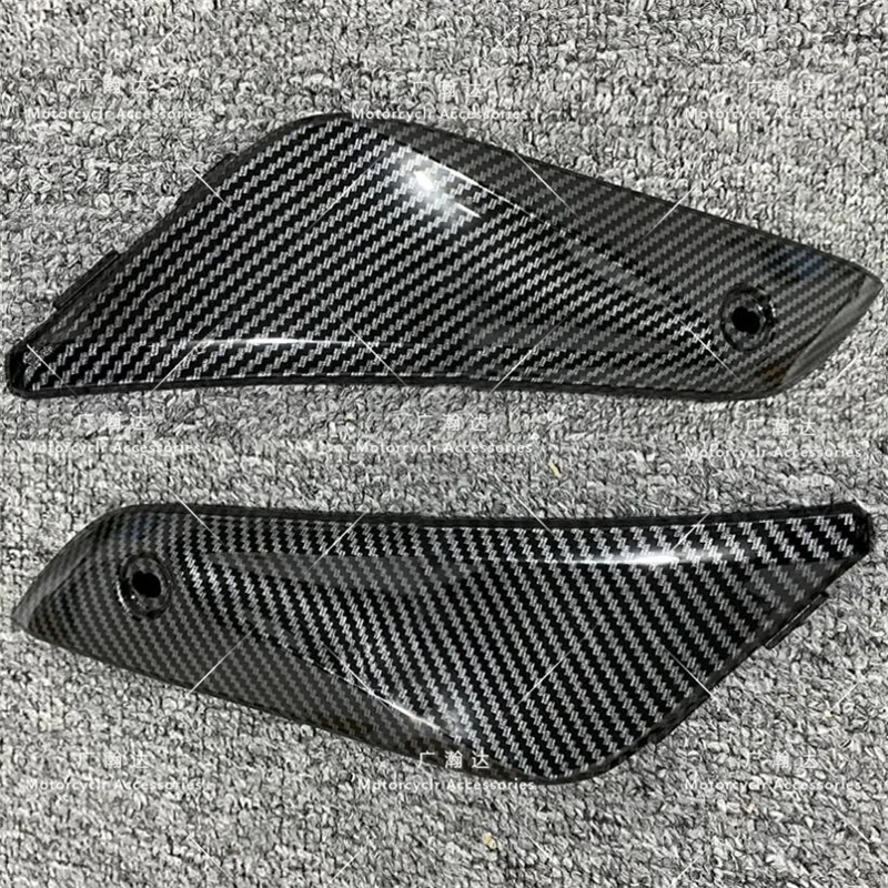 Carbon Fiber Painted Fairing Motorcycle Left Right Tank Side Cover panel For Fit HONDA CBR1000RR 2004 2005 2006 2007