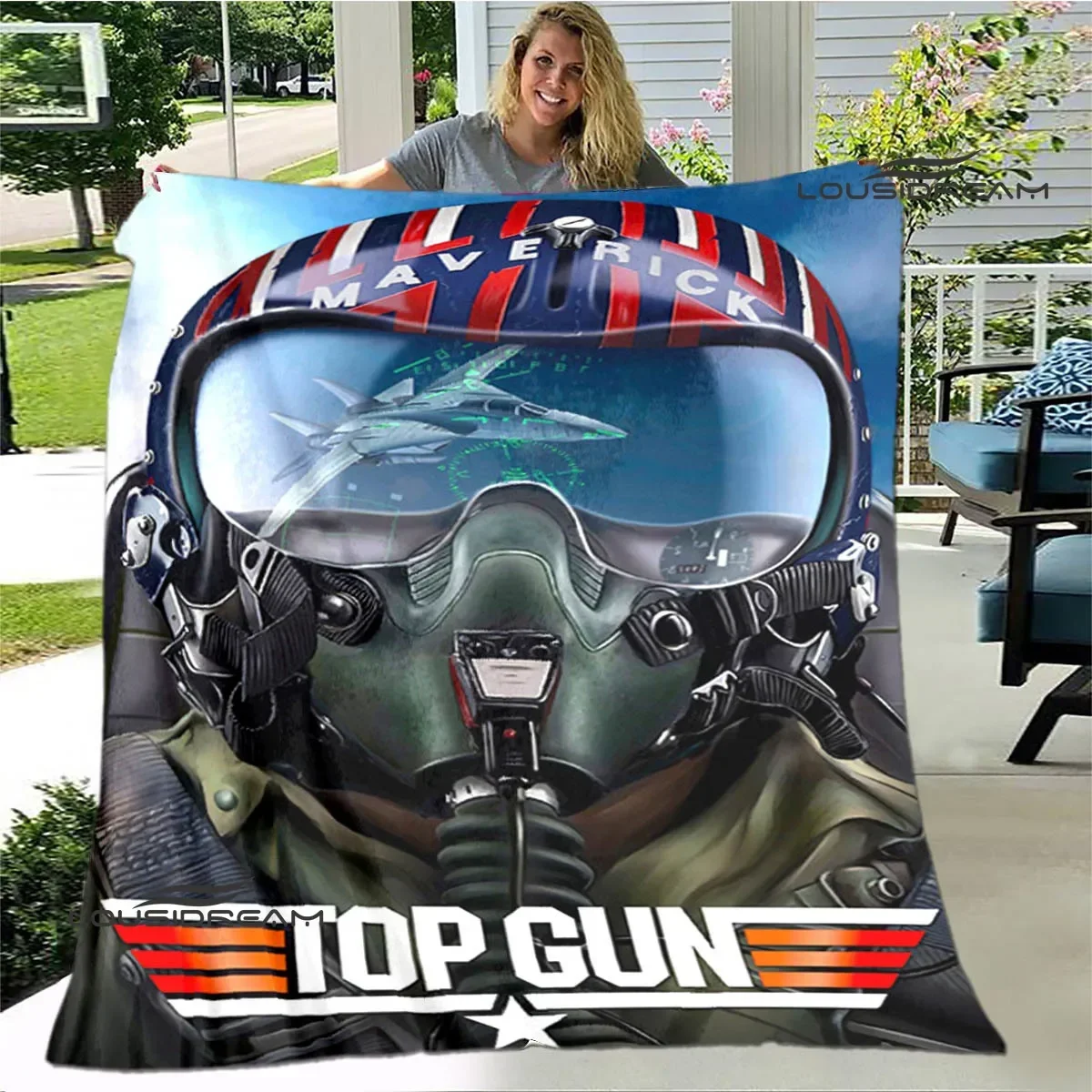 

Classic Movie Top Gun Blanket Fashion Warm And Beautiful Blanket Soft And Comfortable Blanket Birthday Gift