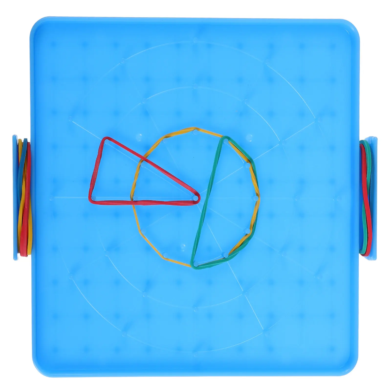 Dual Sided Student Pegboard Essential Math Learning Tool for Elementary Grades Geometry Counting Fractions Patterns Geoboard