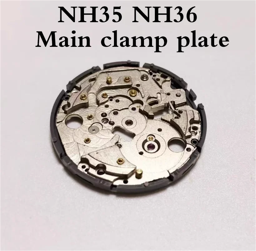 Watch Movement Accessories Suitable For NH35 NH36 Main Clamp Plate Main Deck Brand New Original Mechanical Watch Parts