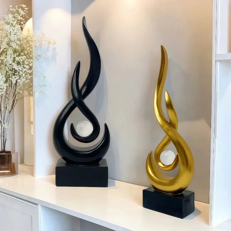 Paper sculpture living room club electroplating sculpture decoration