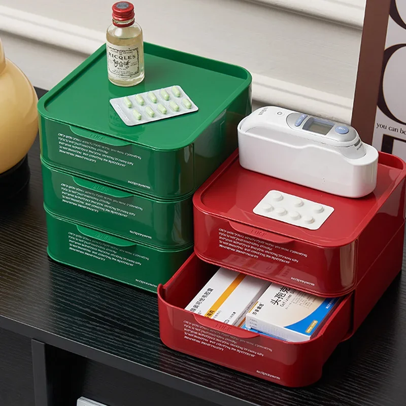 Desktop Storage Drawer Tea Table Stackable Storage Box Coffee Capsule Stationery Cosmetics Organizer Home Office Mini Drawers