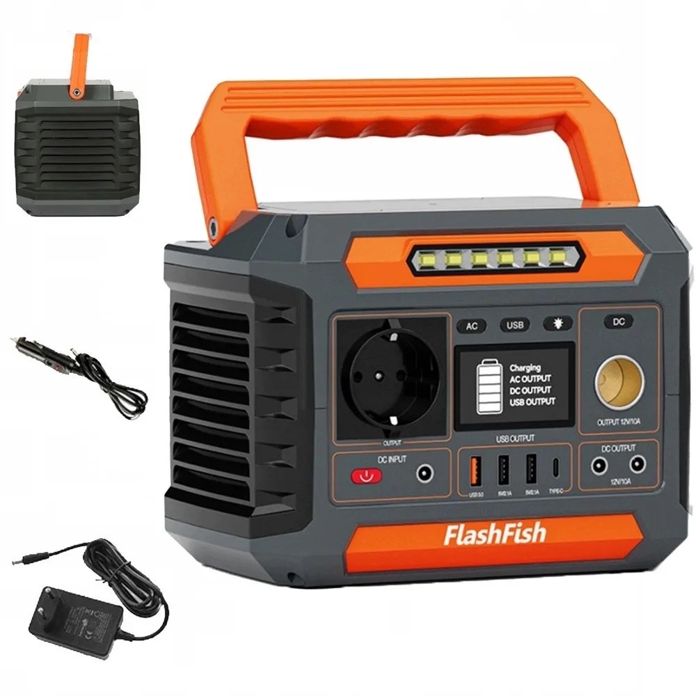 FF Flashfish P66A 200W Tragbare Powerstation mit 100W Solarpanel (optional) 144Wh Solargenerator-Batterie 39000mAh Camping-Mobilstromversorgung