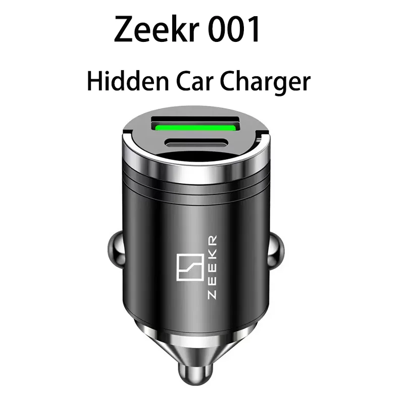 

Zeekr 001 Hidden Mini 100WC Car Charger Type C Car Fast Charging for iphone Huawei Xiaomi Samsung PD Lighter Socket Car Charger