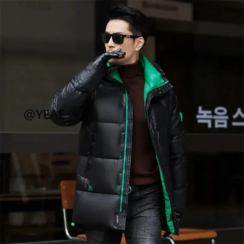 Down Jacket Men Designer Clothes Duck Male Padding Hooded Jackets 2025 Cold Coat for Winter Casual Man Sack