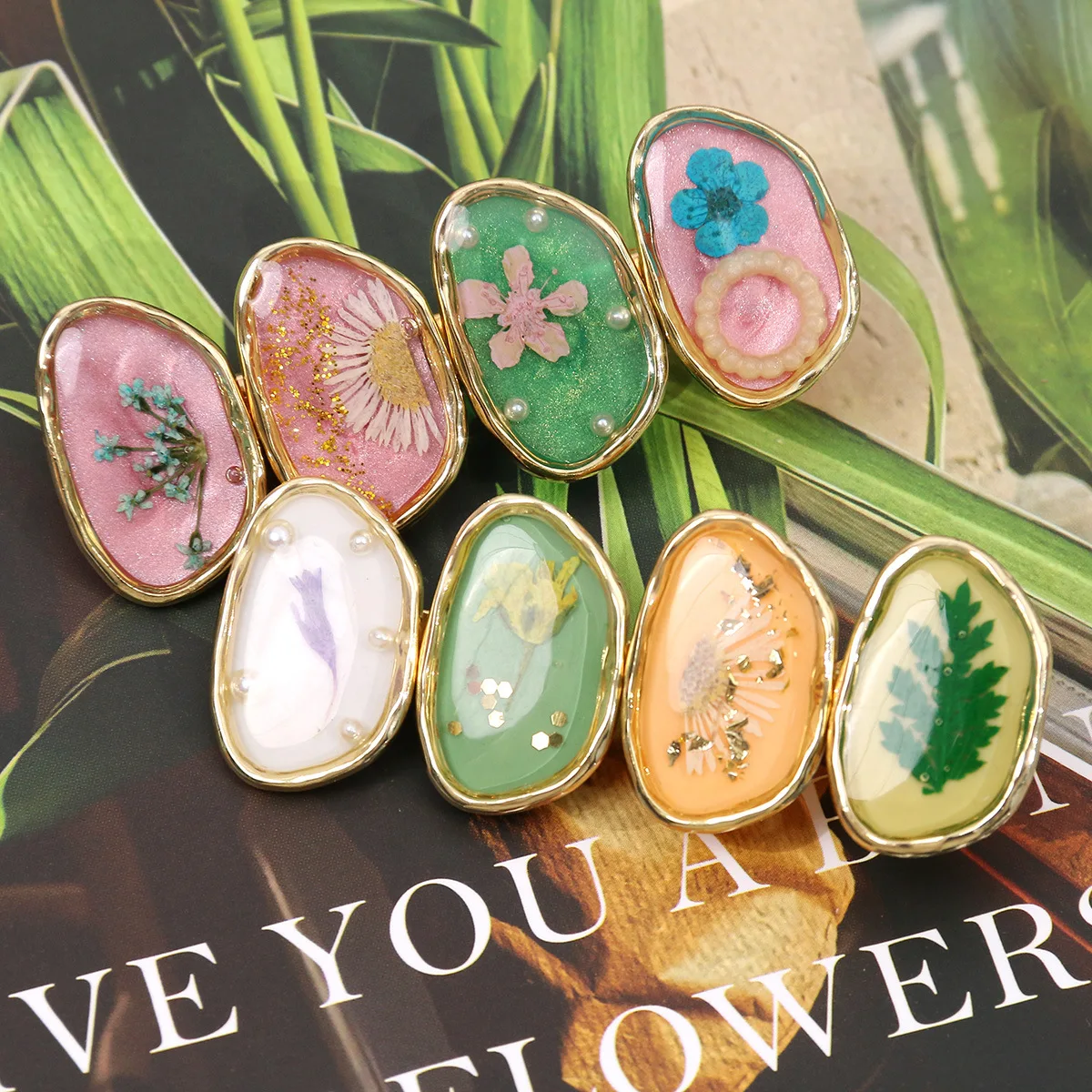 

Forest Style Sweet Side Hair Clip Fashionable Front Bangs Clip Headwear New Style Temperament One Line Clip
