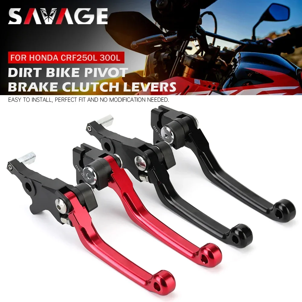 2023 Pivot Brake Clutch Levers For HONDA CRF250L CRF300L/Rally 2013-2024 CRF 250L 300L Motocross Accessories Dirt Bike Handles