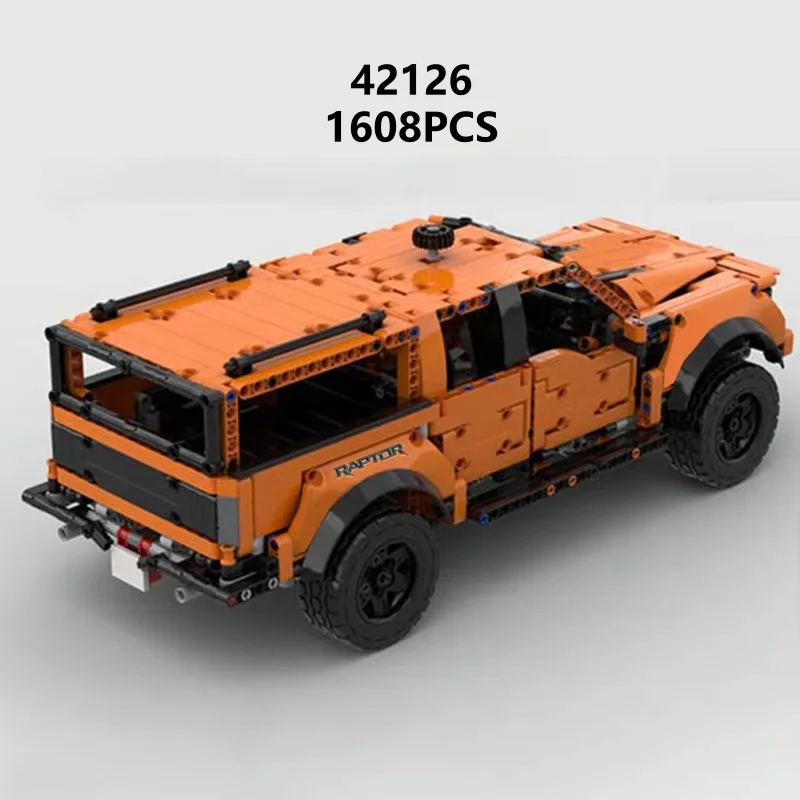 42126 Technical F-150 Raptor Pickup Cars Assembly Model Birthday Gifts 1608Pcs Brick Children's Educational Toys