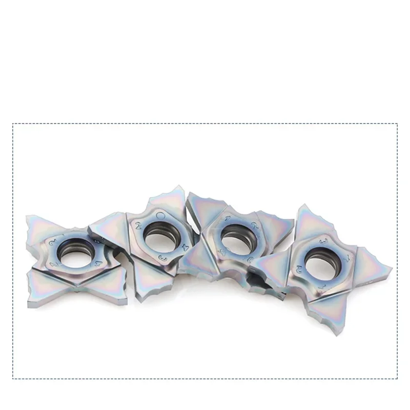 TQJ27 1.0 1.5 2.0 2.5 3.0 R0.1 R0.2 R0.4 Grooving Blade Four-pointed star external grooving insert Carbide Insert For TQHR Holde