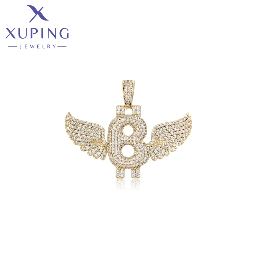 

Ювелирные изделия Xuping: Новинка! Модное ожерелье с подвеской цвета светлого золота для женщин, подарок на вечеринку X000640433