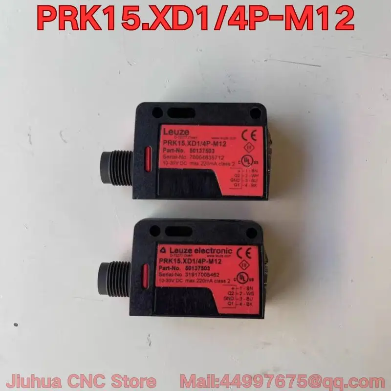 

Подержанный тест функции фотоэлектрического датчика PRK15.XD1/4P-M12 нормально