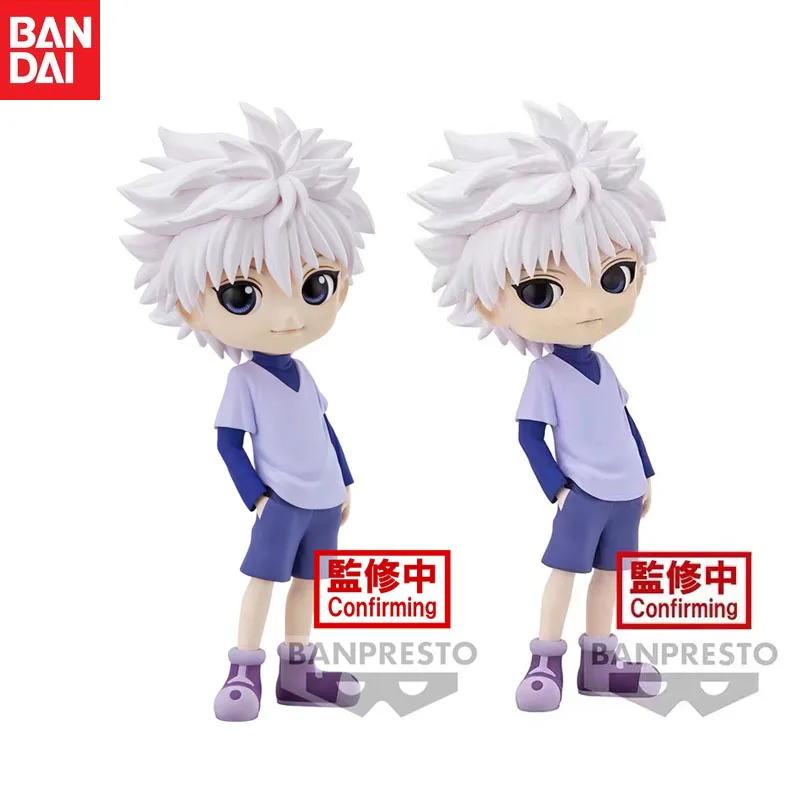 

In Stock Bandai Original Q Posket Anime HUNTER×HUNTER Killua Zoldyck Action Figure Model Holiday Gifts