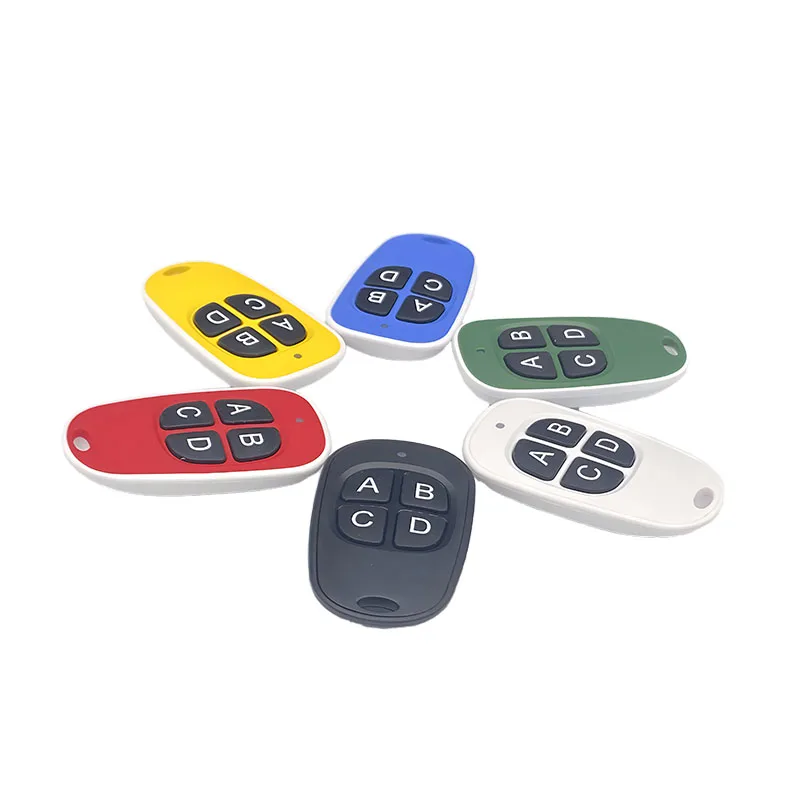 433MHz 4 Keys Copy Garage Door Remote Control Universal Remote Control Cloning electric gate Remote Controller Duplicator Key