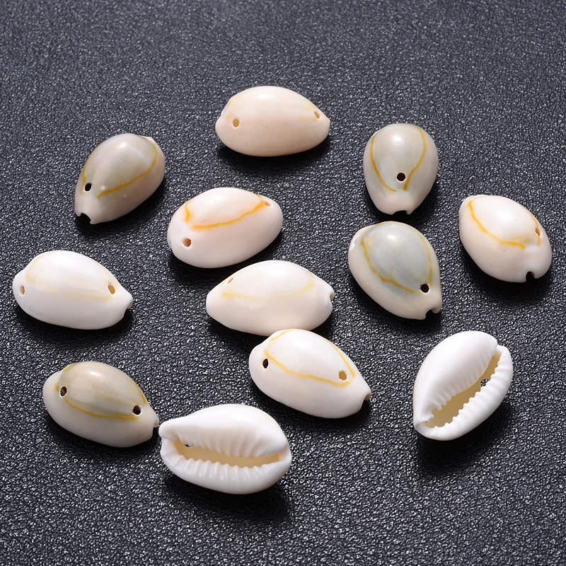 30/50Pcs Natural Oval Shell Beads Fahion White Conch Loose Spacer Beads For Jewelry Making DIY Handmade Charm Bracelet Necklace