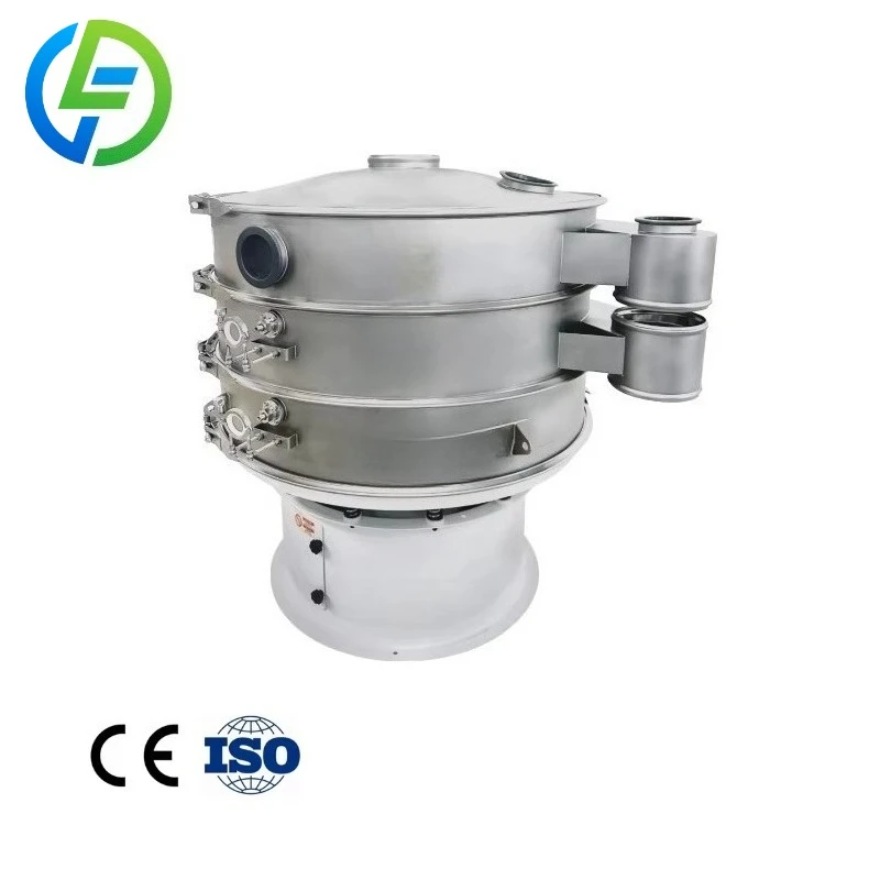 Customize corn Starch Rotary Vibrating Screen Separator Industrial Screening Machine Vibrating Screen Flour Sifting