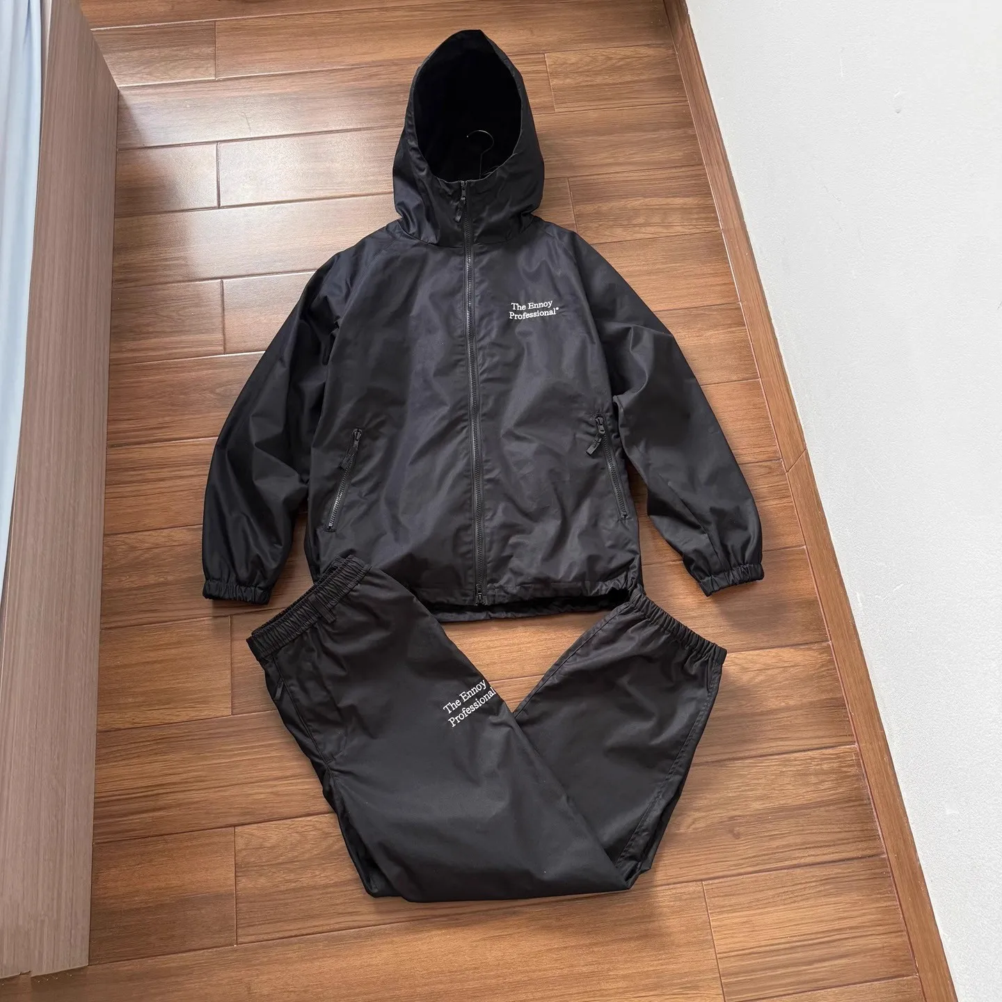 

ex Casual Sportswear Set with Hat Loose Fit Pants And Jaet Long Sve Polyester Fiber Autumn Season Men's Clothing