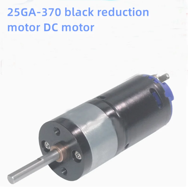 JGA25-370DG high speed high torque 370 DC gear reducer motor 6V12V DC motor 25mm double gear box reducer