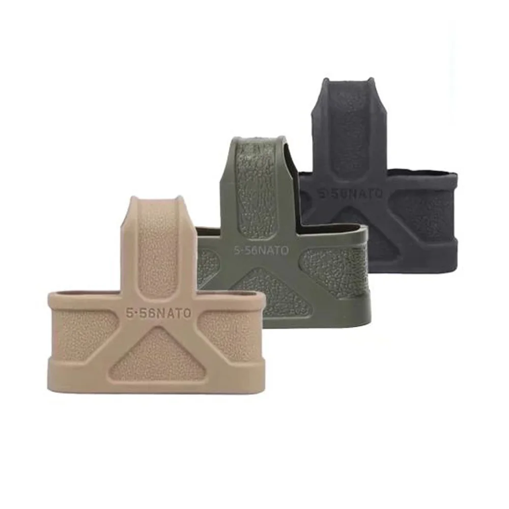 Element 5.56 Fast Magazine Rubber Holster Mag Pull Assist Cage Loops NATO Skull M4 M16 AR15 Paintball Airsoft Gun Accessories