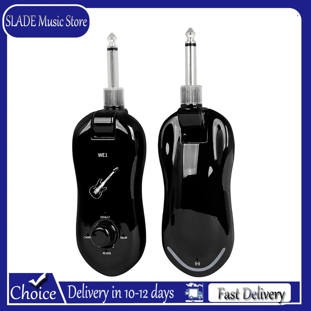 

Беспроводная система KOPPO WE1: Передатчик и приемник для гитары, 20-20 кГц, перезаряжаемый, для электрогитары, инструментальная деталь