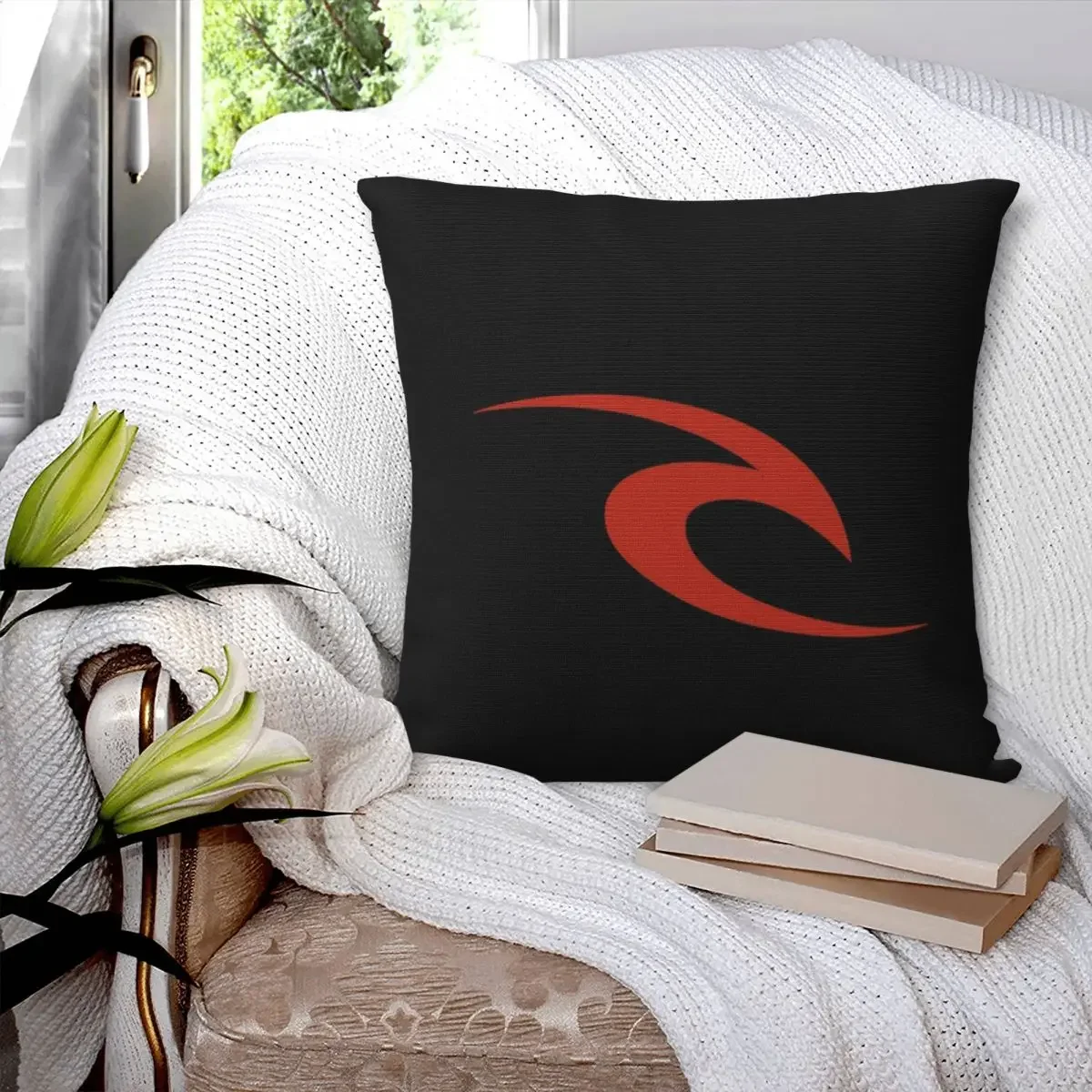 Rip Curl Logo Pillowcase Polyester Pillow Cover Cushion Comfort Throw Pillow Sofa Decorative Cushions Used for Home Bedroom Sofa