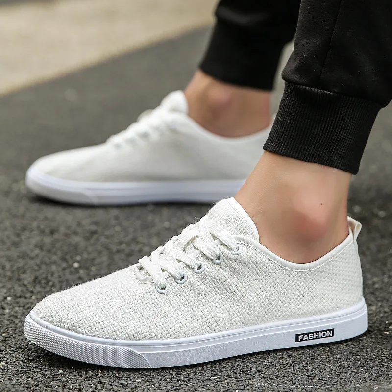 Summer Sneakers for Men Cloth Shoes Trend Men Casual Shoes Comfortable Flat Board Shoes Classic Running Shoes Male Walking Shoes