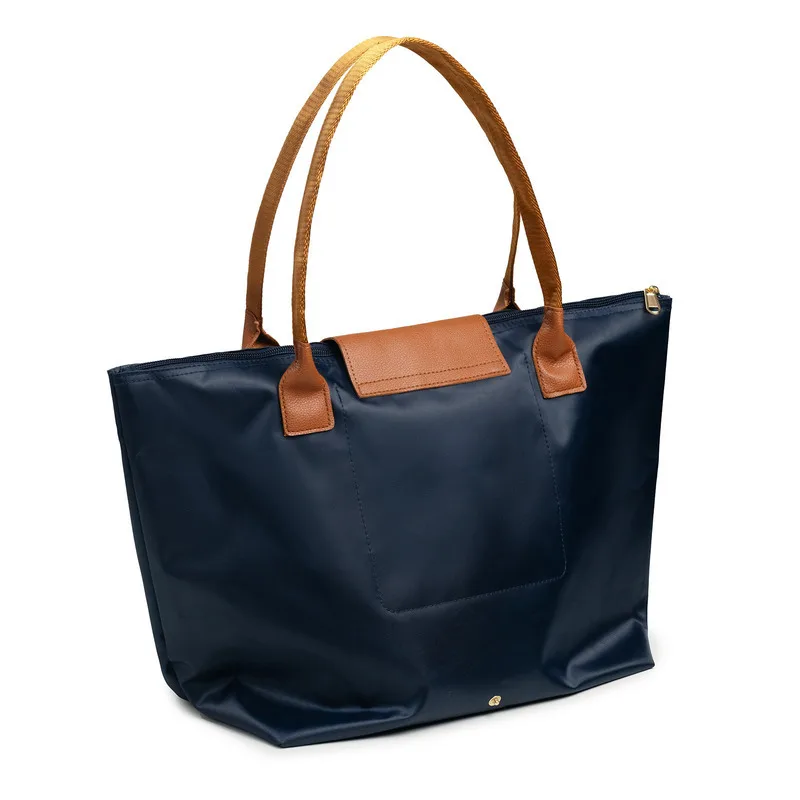 Oxford cloth foldable large capacity dumpling bag handbag shoulder bag large bag women's bag shopping bag in stock