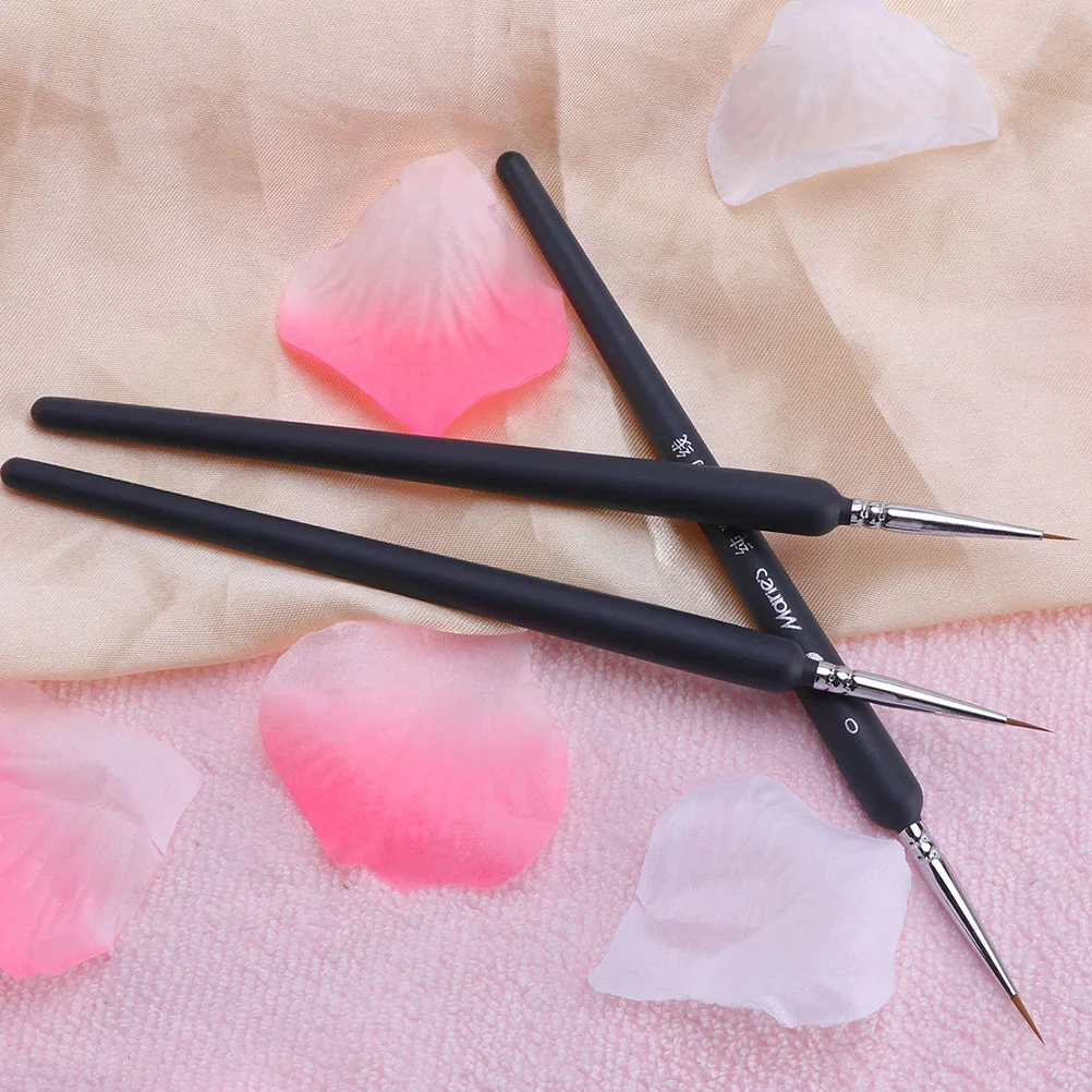 6 Pcs Langhao Hook Line Pen Painting Brush Miniature Detail Liners Watercolor Pens Eye Pencils Brushes