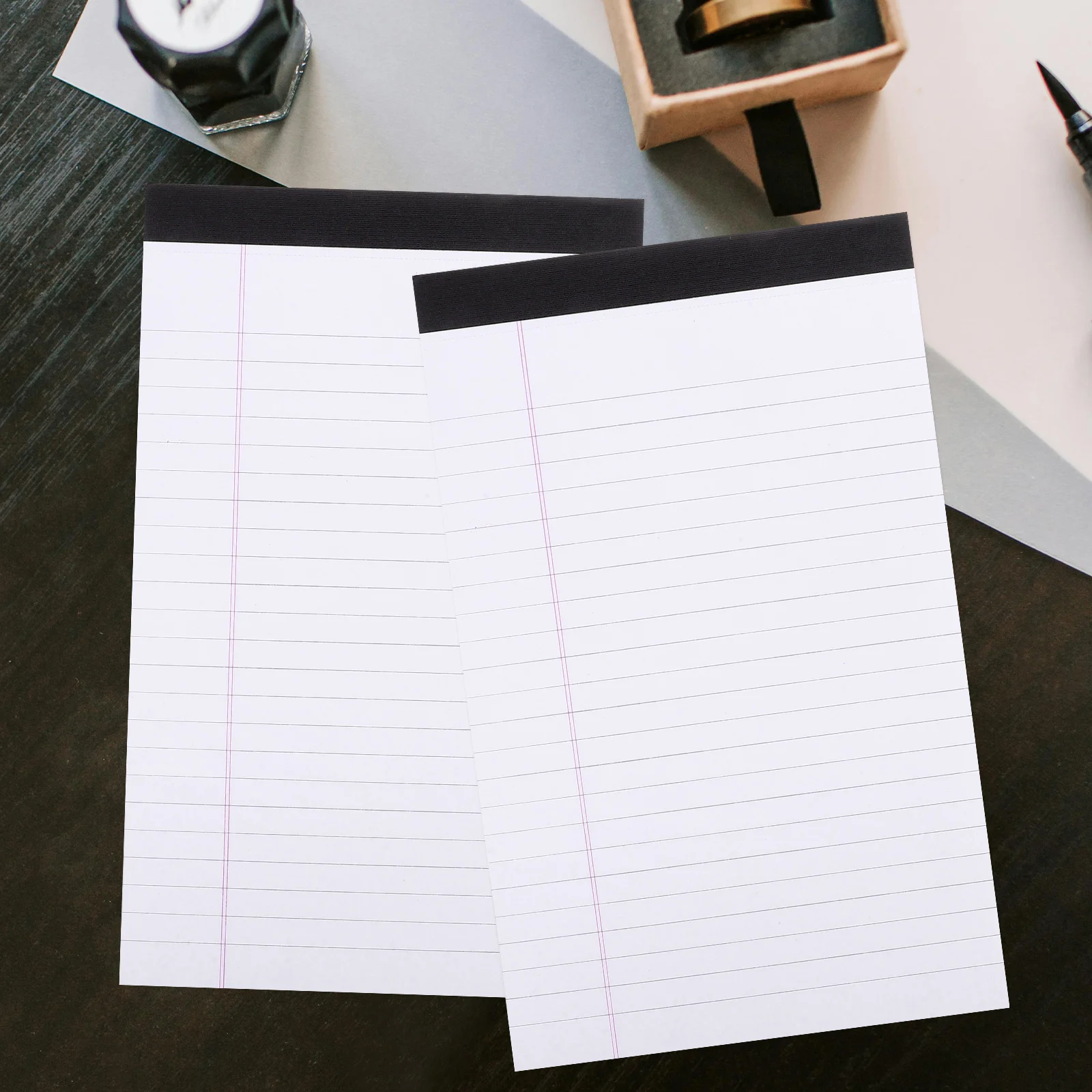 8pcs A5 Notepads White Legal Pads Mini Soft Covers Writing Office Supplies Tearable School Memo Pad Student Teacher Use