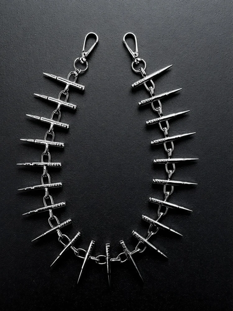 heavyweight-punk-rock-style-bullet-waist-chain-alloy-flower-ring-belt-street-fashion-hip-hop-leisure-outdoor-riding-metal-chain