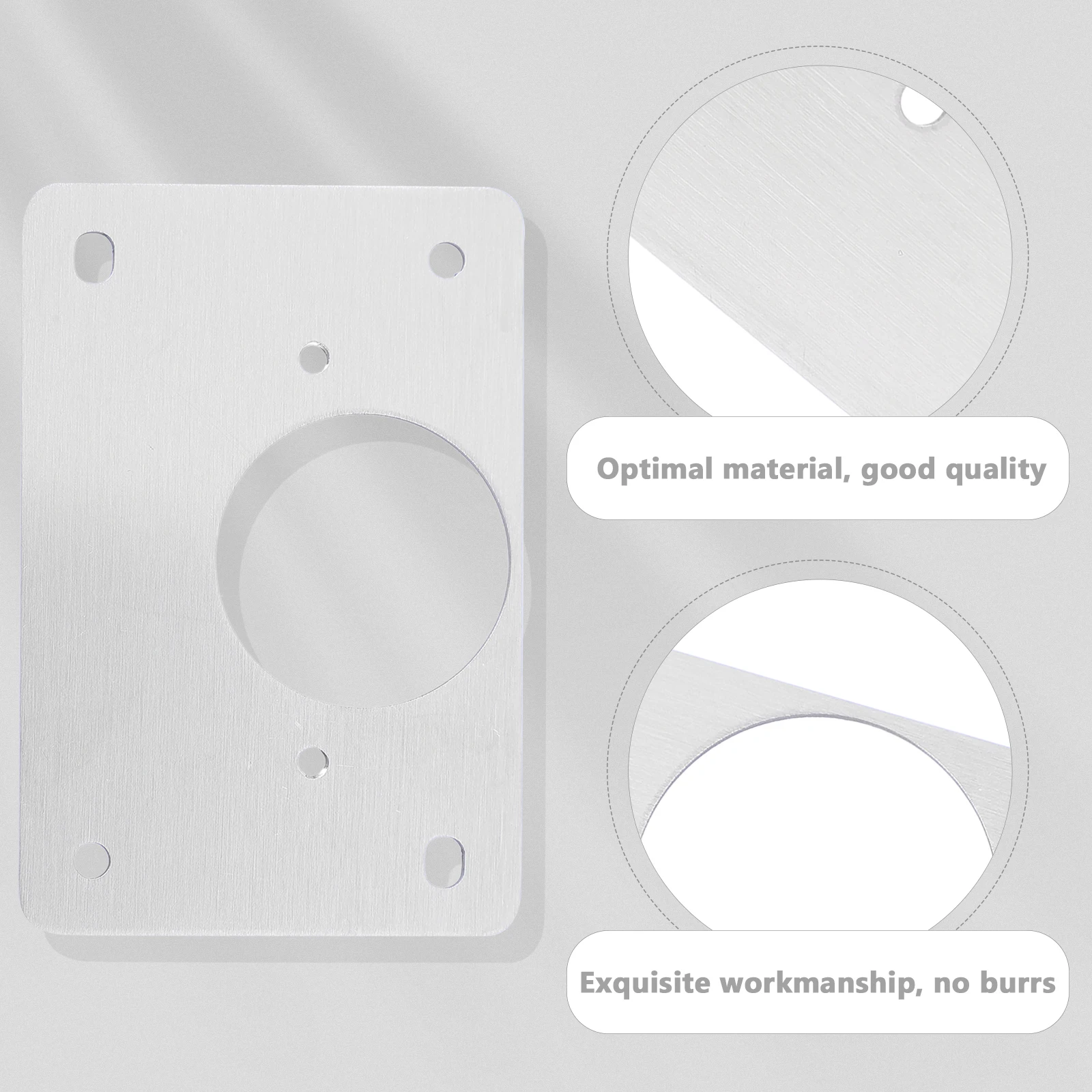 

4pcs Hinge Plate Repair Bracket Mending Plate Cabinet Hardware Furniture Hinges Glass Mounting Kitchen Moisture Proof Stainless