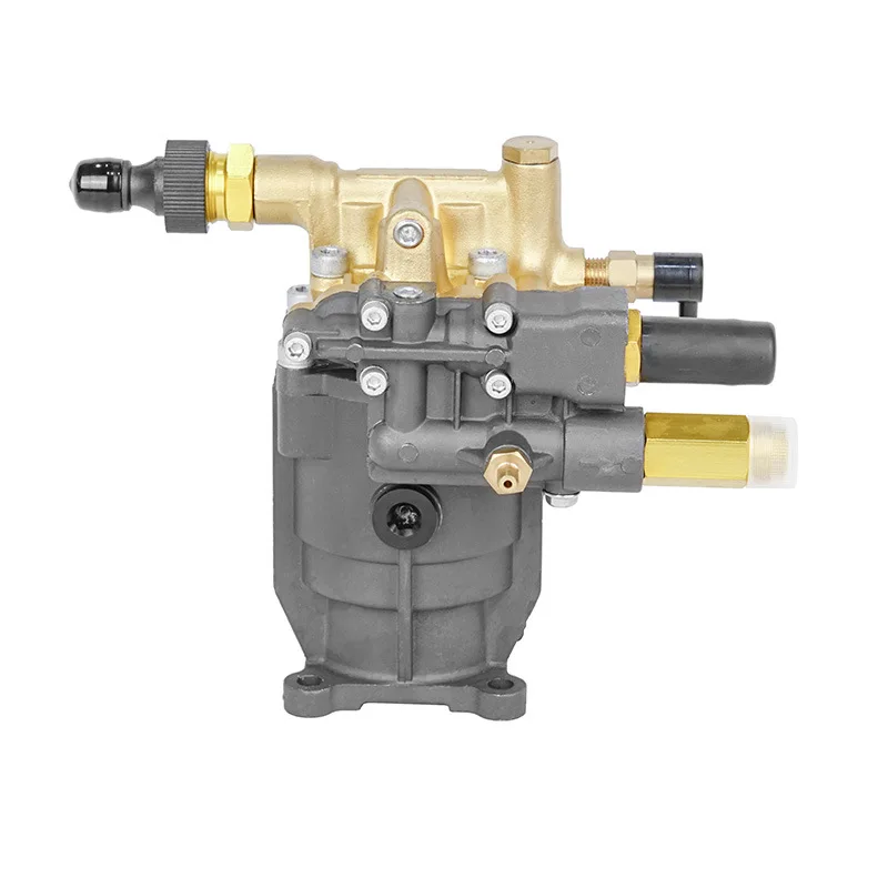 1/2 plastic quick connection high pressure cleaner with temperature control valve black pump, copper swash plate pump