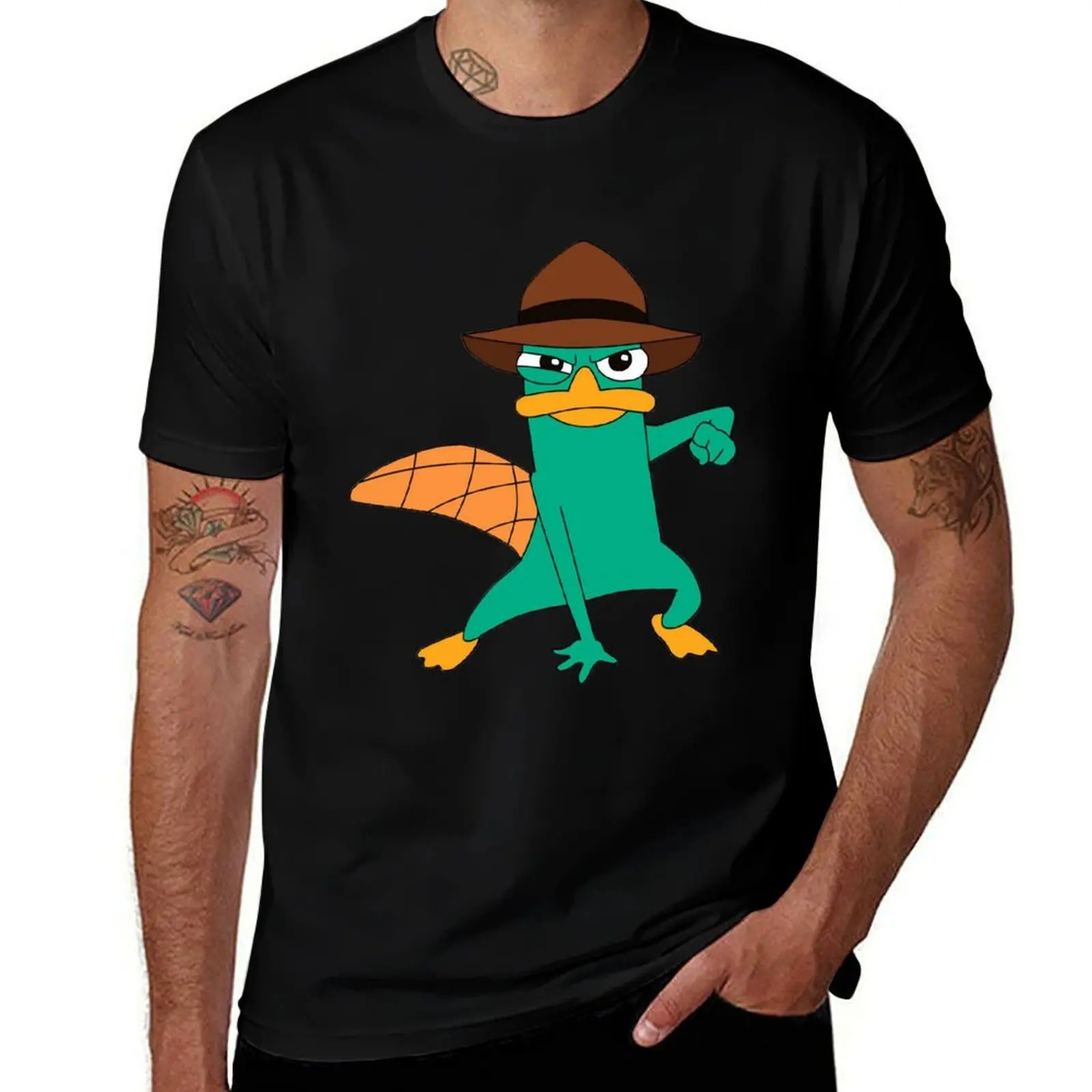 

Day Gift Perry The Platypus Cute Gift T-Shirt t shirts designer t shirts for man cotton funny T-Shirt