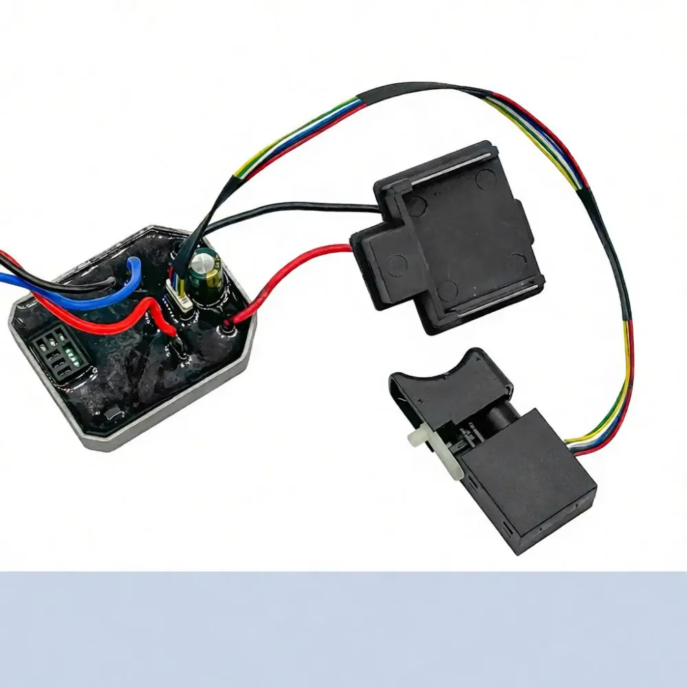 Brushless Motor Assembly For Makita Hammer Drill 7 Tooth Gear Integrated Switch Pins 5025 Power Tool Component
