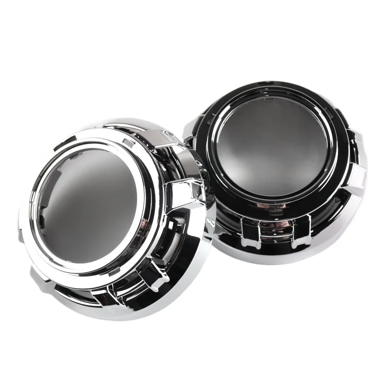 

3 Inch Car Headlight Projector Shroud Bi LED Lens Decorative Cover Universal Trim Easy Install Retrofit Headlamp Accessory Kit