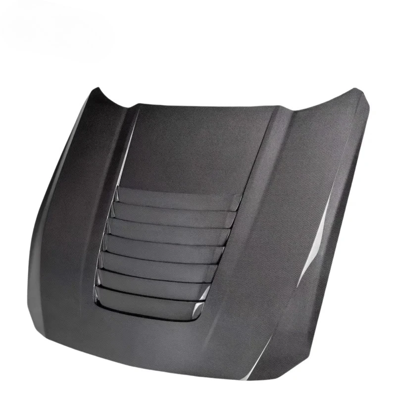 

The Carbon Fiber Engine Hood Is Suitable for 2024 - 2025 Ford Mustang Models