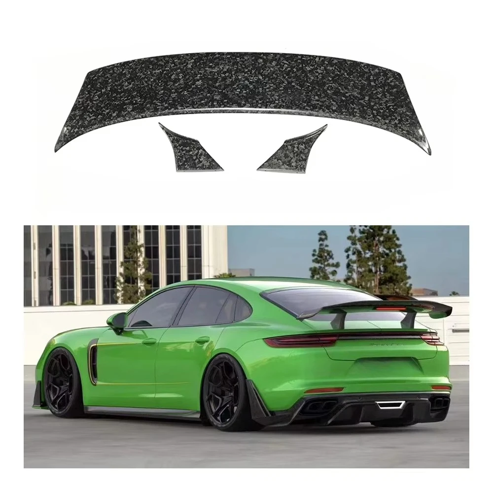Dry Carbon Fiber Factory Direct Hot Sale Lip Rear Bumper Trunk Spoiler Wing Fit for Pors Che Pana 971