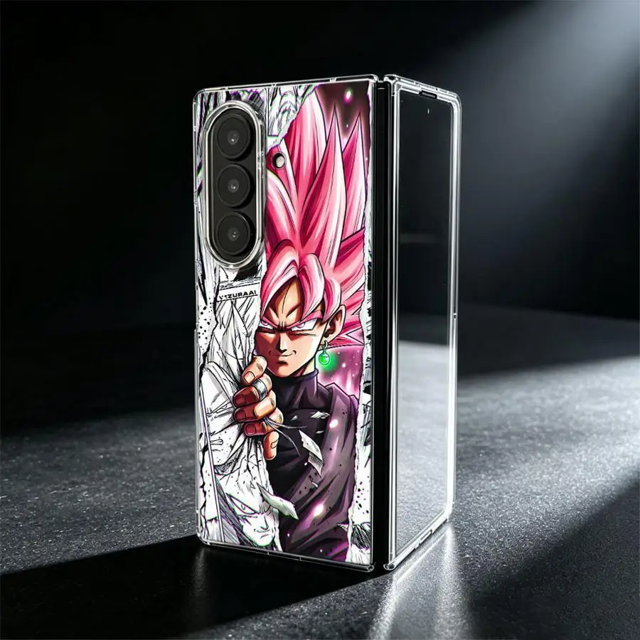 Hot Anime Dragon Balls Case for Samsung Galaxy Z Fold 8 Ultra ZFold3 ZFold7 ZFold5 ZFold4 Z Fold 7 6 5 4 3 ZFold6 Phone Funda