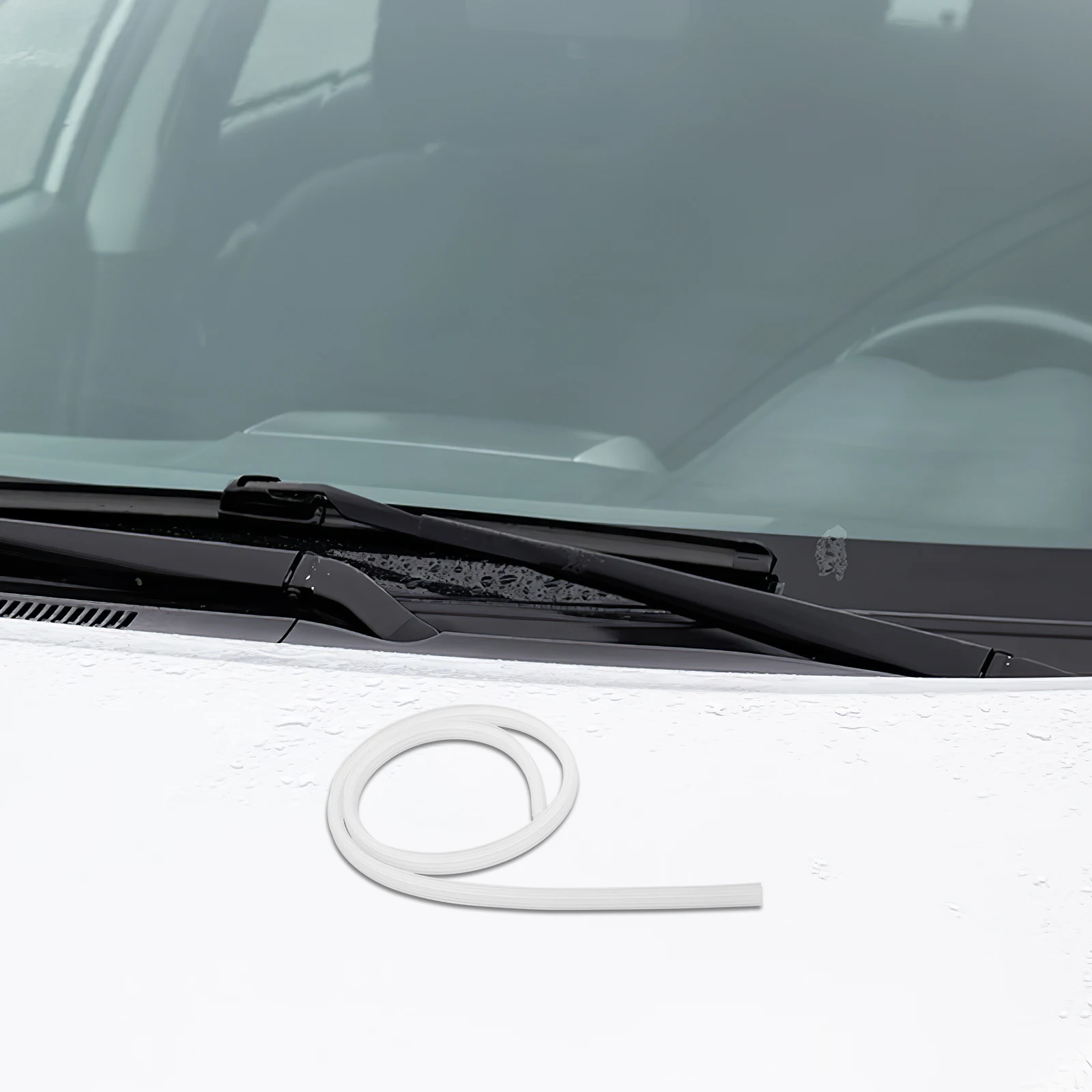 

2 pcs Silicone Wiper Blades Refill Strips Car Front Rear Windshield Inserts Clear Quiet Effect Replacement Accessories
